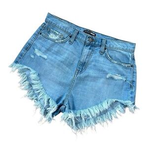 Fashion Nova Denim Shorts High Waisted Size 9